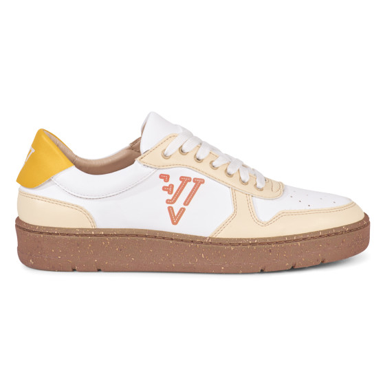 Louis Vuitton White/Gold Leather Frontrow Sneakers Size 41 Louis Vuitton